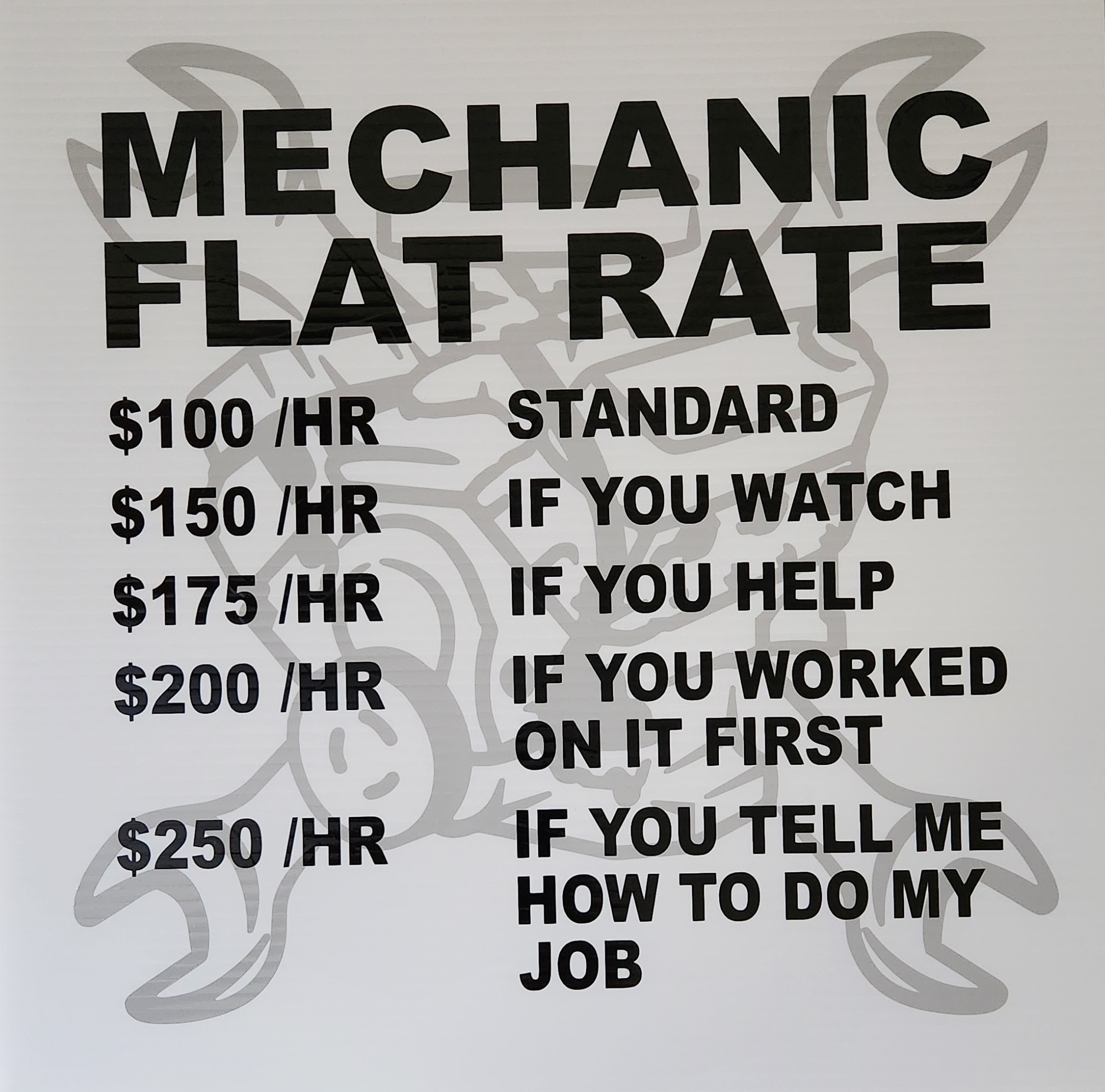 Mechanic Humour
